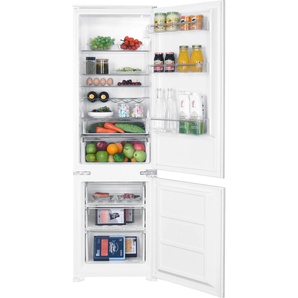 E (A bis G) HANSEATIC Einbaukühlgefrierkombination Kühlschränke 178,5 cm hoch Gr. Rechtsanschlag, weiß Einbaukühlgefrierkombinationen