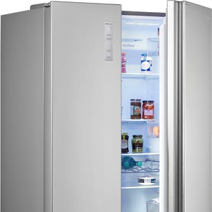 E (A bis G) HISENSE Side-by-Side Kühlschränke silberfarben (edelstahlfarben) Kühl-Gefrierkombinationen Bestseller