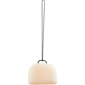 E (A bis G) LED Außen-Tischleuchte NORDLUX Kettle To-Go 36 Lampen Gr. Ø 36 cm Höhe: 30,8 cm, grün Gartentischleuchten