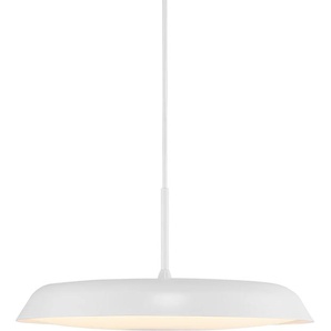 E (A bis G) LED Pendelleuchte NORDLUX PISO Lampen Gr. Ø 37 cm Höhe: 17 cm, weiß LED Hängeleuchten und Pendelleuchten