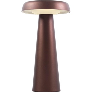E (A bis G) LED Tischleuchte DESIGN FOR THE PEOPLE Arcello Lampen Gr. Ø 14,00 cm Höhe: 25,00 cm, goldfarben (messingfarben antik) LED Tischlampen Elegantes Design, austauschbare Glühbirne, Glühbirne enthalten