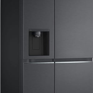 D (A bis G) LG Side-by-Side GSLV71PZTD Kühlschränke silberfarben (schwarz) Kühl-Gefrierkombinationen Bestseller