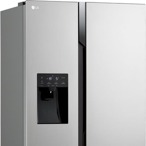 E (A bis G) LG Side-by-Side GSM32HSBEH Kühlschränke silberfarben (silber) Kühl-Gefrierkombinationen Bestseller
