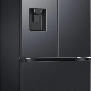 E (A bis G) SAMSUNG French Door Kühlschränke Wasserspender mit Wassertank, Auto Ice Maker per Festwasseranschluss silberfarben (schwarz) Kühl-Gefrierkombinationen Bestseller