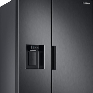 E (A bis G) SAMSUNG Side-by-Side RS6JA8811 Kühlschränke schwarz (schwarzes edelstahl) Kühl-Gefrierkombinationen Bestseller
