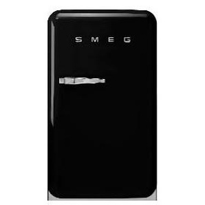 E (A bis G) SMEG Kühlschrank FAB10H Kühlschränke Gr. Rechtsanschlag, schwarz Kühlschränke ohne Gefrierfach