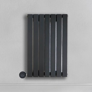 E-Heizung Horizontal Anthrazit für Wand 635x413mm inkl. 400W Heizelement - Sloane Hudson Reed