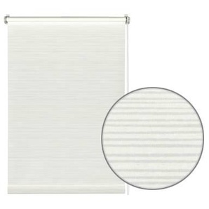EASYFIX Rollo Dekor Streifen Weiß/Weiß