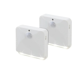 EasyMaxx LED-Sensorlicht 2er-Set | weiß | 6,5 cm | 6,2 cm | cm 1,5 |