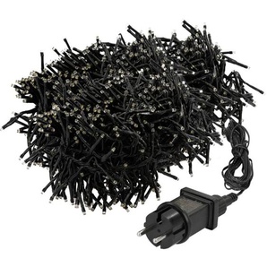 ECD Germany LED Büschel Lichterkette 14,5m 2016 LEDs Warmweiß, Strombetrieb, IP44 Wasserdicht, Innen/Außen, Weihnachtsbeleuchtung Weihnachtsbaum