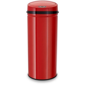 Echtwerk Abfalleimer, Rot, Kunststoff, 42 L, 31x79.5x31 cm, Küchen, Küchenausstattung, Mülleimer