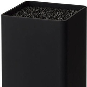 ECHTWERK EW-MB-0120 Universal Messerblock Square schwarz, mit Borsteneinsatz, unbestückt 39900099582