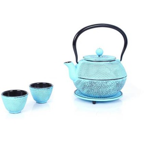 Echtwerk Teekannenset, Blau, Metall, 1 L,1100 ml, Kaffee & Tee, Kannen, Teekannen