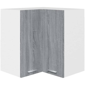 Eck-Hängeschrank Lyon Grau Sonoma 57x57x60 cm Holzwerkstoff Vidaxl