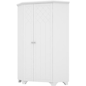 Eckkleiderschrank  Royal White ¦ weiß ¦ Maße (cm): B: 103 H: 205,4 T: 103