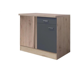 Eck-Unterschrank Spa | grau | 110 cm | 85 cm | cm 60,0 |