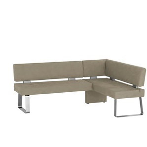 Eckbank - beige - Materialmix - 203 cm - 87 cm - cm 157,0 | Möbel Kraft