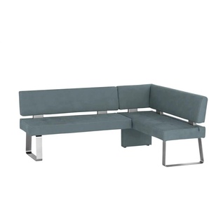 Eckbank - blau - Materialmix - 203 cm - 87 cm - cm 157,0 | Möbel Kraft
