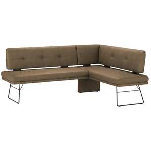 Eckbank - braun - Materialmix - 207 cm - 91 cm - cm 157,0 | Möbel Kraft