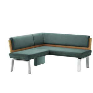 Eckbank Canto IV - grün - Materialmix - 88 cm | Möbel Kraft