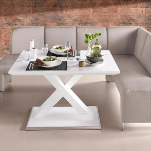 Eckbank EXXPO - SOFA FASHION Intenso, viele Bezugsstoffe Cord, Leder, Struktur 244/157 cm (B/T), beige, B:244cm H:91cm T:157cm, NaturLeder, Strukturstoff (Zusammensetzung: Polyester 100%), Luxus-Microfaser (Zusammensetzung: Aufgeflockte 100% Polyester