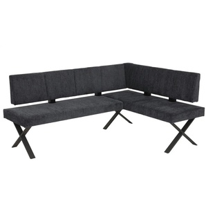 Eckbank - grau - Materialmix - 56 cm - 88 cm | Möbel Kraft