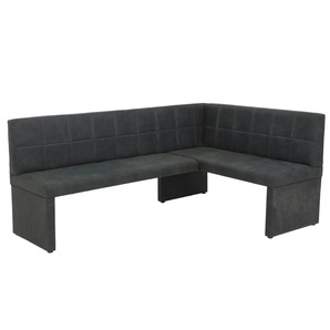 Eckbank - grau - Materialmix - 61 cm - 90 cm | Möbel Kraft