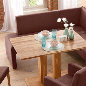 Eckbank HOME AFFAIRE Bologna, braun (braun (duncan 7103)), B:180cm H:84cm T:140cm, Sitzbänke, in 2 Größen (langer Schenkel 180 oder 200 cm), verschiedene Qualitäten, Topseller