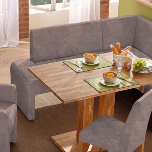 Eckbank HOME AFFAIRE Bologna, braun (dunkelbraun (arizona 4412)), B:180cm H:84cm T:140cm, Sitzbänke, in 2 Größen (langer Schenkel 180 oder 200 cm), verschiedene Qualitäten, Topseller