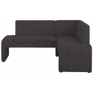Eckbank HOME AFFAIRE Bologna, schwarz (schwarz (arizona 4420)), B:200cm H:84cm T:160cm, Sitzbänke, in 2 Größen (langer Schenkel 180 oder 200 cm), verschiedene Qualitäten, Topseller