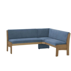 Eckbank mit Stauraum - blau - Materialmix - 203 cm - 87 cm - cm 163,0 | Möbel Kraft