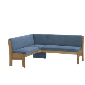 Eckbank mit Stauraum - blau - Materialmix - 203 cm - 87 cm - cm 163,0 | Möbel Kraft