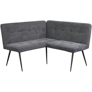 Eckbank  Nash ¦ grau ¦ Maße (cm): B: 133,5 H: 88 T: 133.0