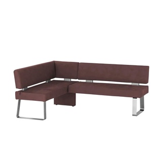 Eckbank - rot - Materialmix - 203 cm - 87 cm - cm 157,0 | Möbel Kraft