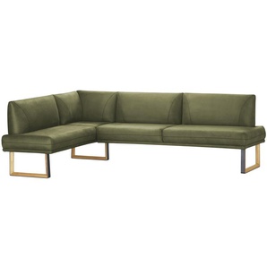Woodford Eckbank Soras ¦ grün ¦ Maße (cm): H: 89