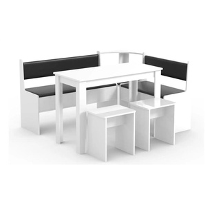 Eckbank   ¦ weiß ¦ Maße (cm): B: 153 H: 80