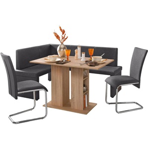 Eckbankgruppe HOMEXPERTS Sitzmöbel-Sets Gr. langer Schenkel rechts, grau (vintage anthrazit) Eckbankgruppen Sitzmöbel-Sets