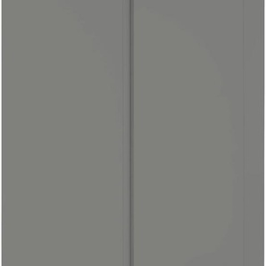 Eckhängeschrank OPTIFIT Elga Schränke Gr. B/H/T: 60 cm x 89,6 cm x 34,9 cm, 1 St., grau (basaltgrau, basaltgrau) Hängeschränke