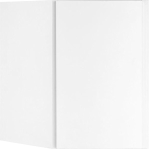 Eckhängeschrank OPTIFIT Roth Schränke Gr. B/H/T: 60 cm x 57,6 cm x 34,6 cm, 1 St., Komplettausführung, weiß (weiß, weiß) Hängeschränke Breite 60 x cm