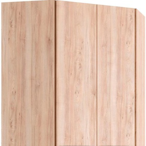 Eckkleiderschrank PRIESS Barcelona Kleiderschrank Ecklösung Raumwunder Schränke Gr. B/H/T: 78 cm x 193 cm x 78 cm, Tiefe Seitenteil 36 cm, ohne Beleuchtung, braun (eichefarben artisan) Eckschränke in 2 Tiefen Schrank Eckschrank Garderobe Bestseller