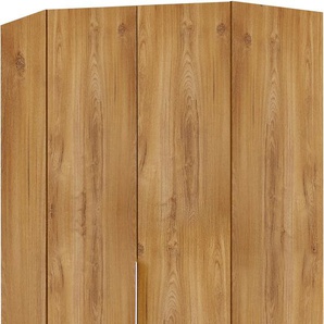 Eckkleiderschrank WIMEX New York Schränke Gr. B/H/T: 90 cm x 208 cm x 125 cm, 2 St., braun (plankeneichefarben) Eckkleiderschrank Kleiderschrank Schranksystem Eckschränke Schränke 208 oder 236cm hoch