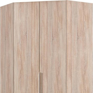 Eckkleiderschrank WIMEX New York Schränke Gr. B/H/T: 90 cm x 236 cm x 125 cm, 2 St., braun (struktureichefarben hell) Eckkleiderschrank Kleiderschrank Schranksystem Eckschränke Schränke 208 oder 236cm hoch