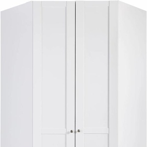 Eckkleiderschrank WIMEX New York Schränke Gr. B/H/T: 90 cm x 236 cm x 56 cm, 2 St., weiß Eckkleiderschrank Kleiderschrank Eckschränke Schränke inklusive LED Beleuchtung innen