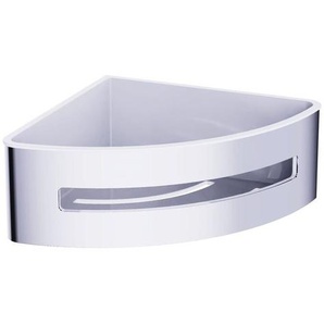 Eckkorb für die Dusche aus Edelstahl 16,5 cm, Chrom (sattpolrohchb) - Swiss Aqua Technologies