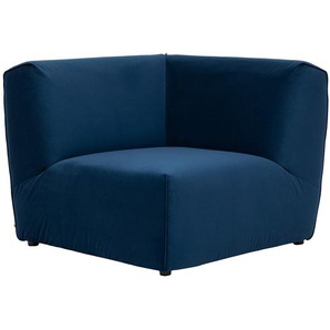 Eckmodul Kiona Samt, blau