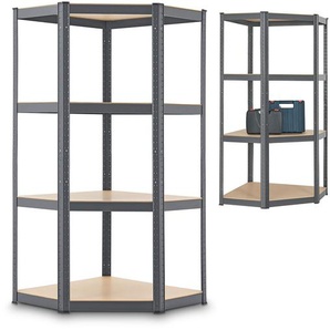 Eckregal Corner Easy 160 x 75 x 40-75 cm
