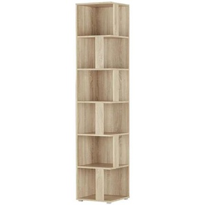 Eckregal | holzfarben | 38 cm | 185 cm | cm 38,0 |