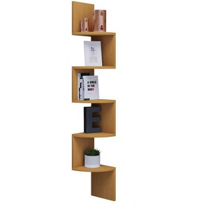 Eckregal  Mintis ¦ holzfarben ¦ Maße (cm): B: 19,6 H: 123,6