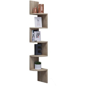 Eckregal  Mintis ¦ holzfarben ¦ Maße (cm): B: 19,6 H: 123,6