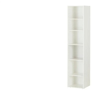 Eckregal Multischrank-System | weiß | 40 cm | 185 cm | cm 38,0 |